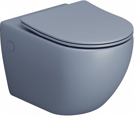фото Унитаз Grossman Color GR-4411BSMS-21 голубой матовый