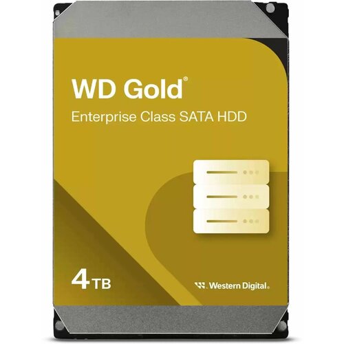 WD Жесткий диск WD SATA-III 4TB WD4004FRYZ Desktop Gold 512E 7200rpm 256Mb 35 WD4004FRYZ 21340₽