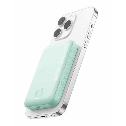 Внешний аккумулятор повербанк с магнитной беспроводной зарядкой Anker 321 MagGo 5000мАч Purple 4300₽