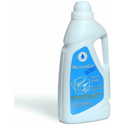 Жидкость для биотуалета универсальная Мультисан Плюс концентрат 1 л 917₽