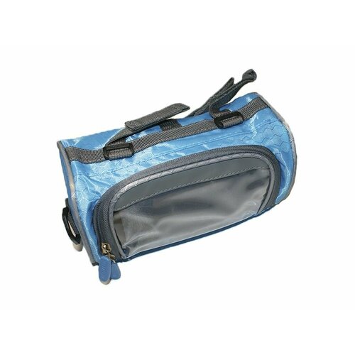 Сумка велосипедная под седло на руль голубая SV-6 1060₽