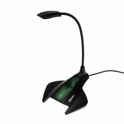Микрофон игровой Marvo MIC-01 на подставке, USB, проводной 1.5 м, с RGB-подсветкой, черный