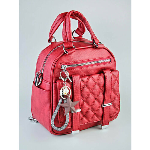 Сумка спортивная , 10х21х20 см, красный