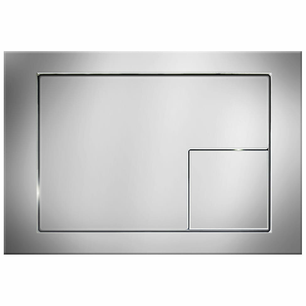 KK-POL SPP/374/0/K M10 Пластиковая панель смыва для инсталляции цвет хром глянец