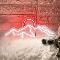 Маленький и солнцезащитный неоновый знак, настенный искусство, подвесной декор, светодиодный неоновый светильник для дома, спальни, детской комнаты, бара, украшение для дня рождения, вывеска