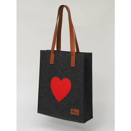 Сумка шоппер Arya фактура рельефная черный 349₽