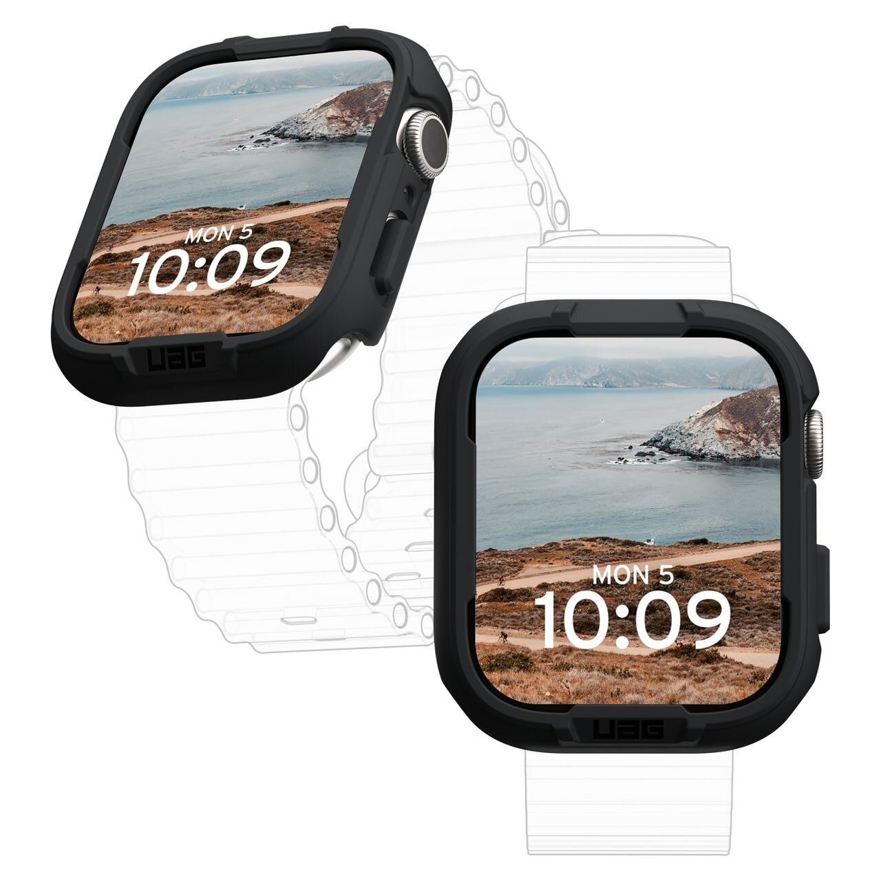 Чехол UAG Scout Watch Case для Apple Watch Series 45 мм Black чёрный 1A4415114040