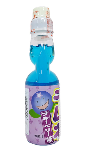 Ramune лимонад со вкусом черники напиток газированный 200 мл
