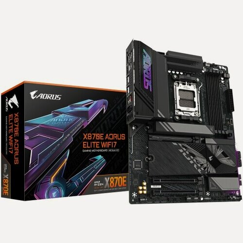 Изображение товара Материнская плата Gigabyte X870E AORUS ELITE WIFI7 (AM5, ATX)