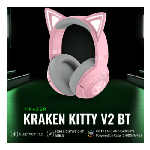 Гарнитура беспроводная Razer Kraken Kitty BT V2 - Quartz Ed RZ04-04860100-R3M1 11100₽
