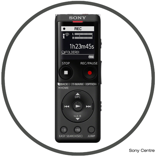 ICD-UX570FB диктофон Sony с FM-тюнером черный
