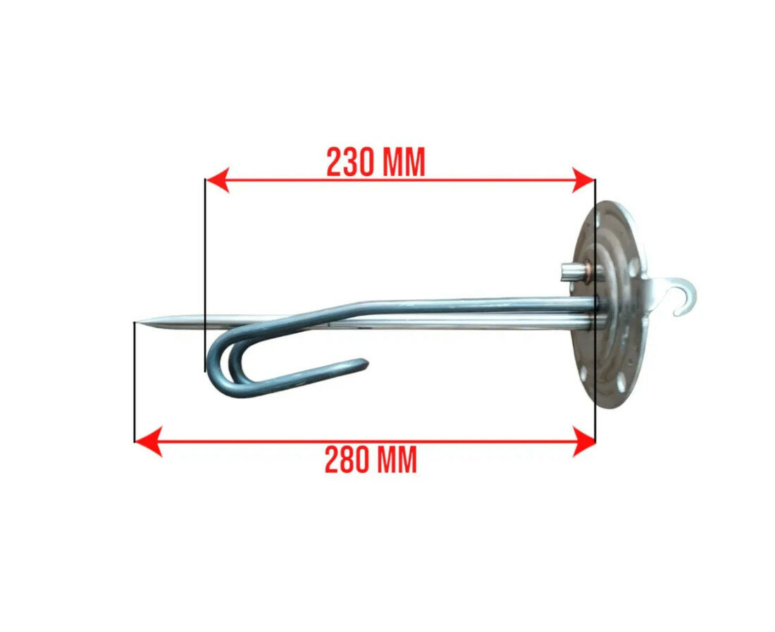 Нагревательный Элемент Ariston 65151227-01, для водонагревателей, 1500Вт — фото 1
