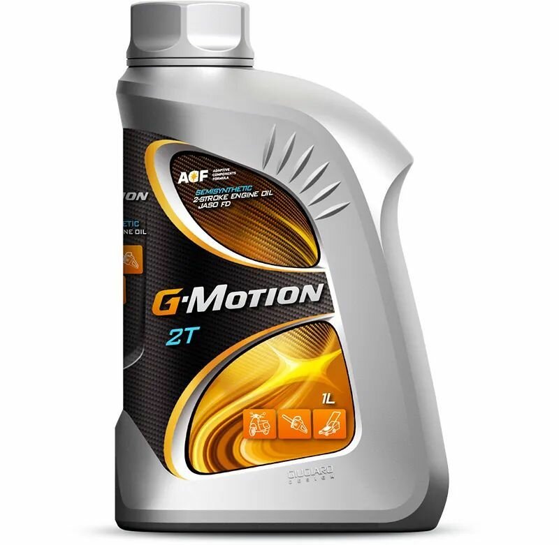 Масло моторное для двухтактных двигателей G-Motion 2T канистра 1л