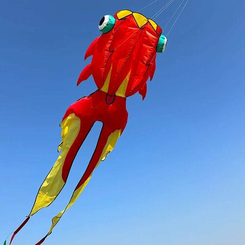 Мягкий 3D золотая рыбка воздушный змей RED 2619₽