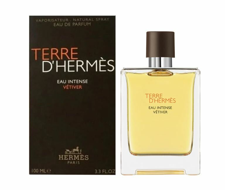 Парфюмерная вода Hermes Terre DEau Intense Vetiver мужская древесные фужерные ноты 100мл