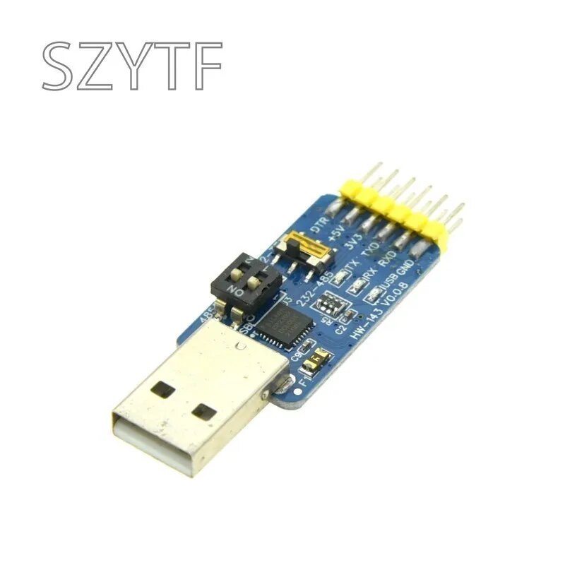 CP2102 USB-UART 6-в-1 многофункциональный (USB-TTL/RS485/232, TTL-RS232/485232 до 485) последовательный адаптер для Arduino