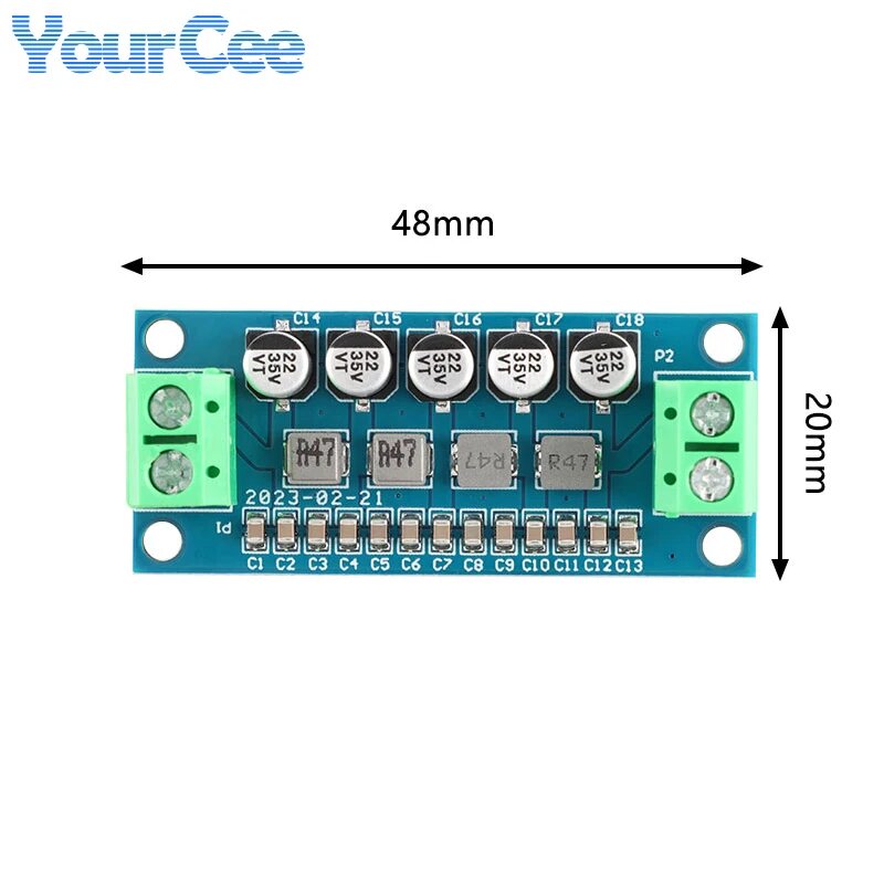 Модуль фильтра питания постоянного тока Your Cee, DC Power Filter 1pc — фото 1