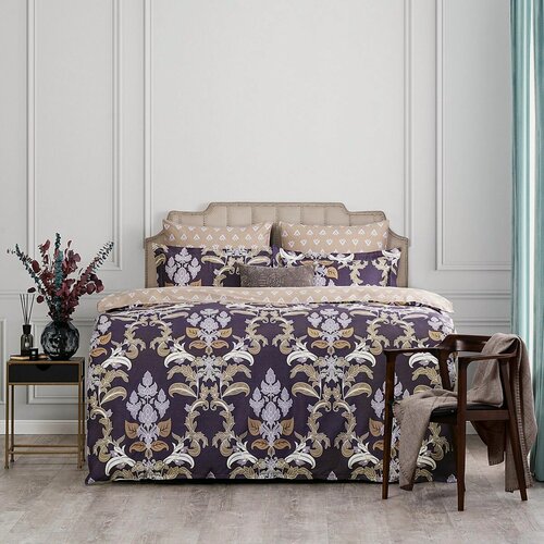 Изображение товара CASSIA Комплект постельного белья Евро "Ширан" 200х210-1/215х250-1/50х70-2 сатин, хлопок