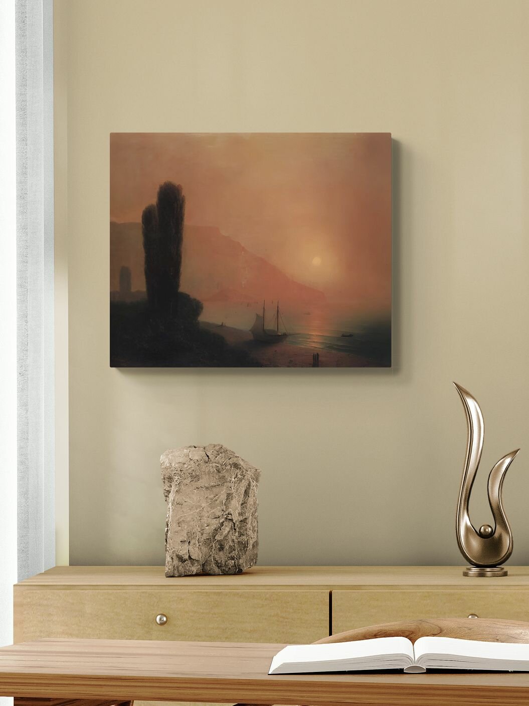 Айвазовский Иван Константинович "Ночь в Крыму" 50х40 — фото 1