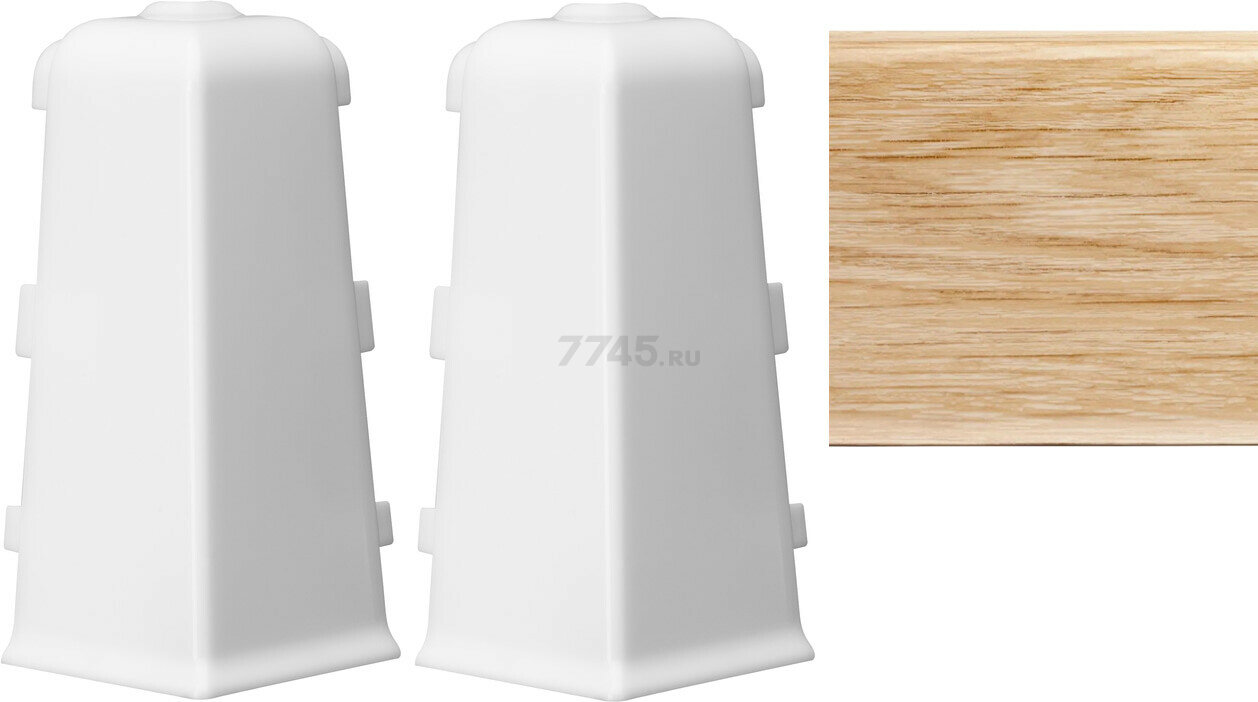 Наружный угол Arbiton INDO, высота 70 мм, цвет 004 Дуб Линбург