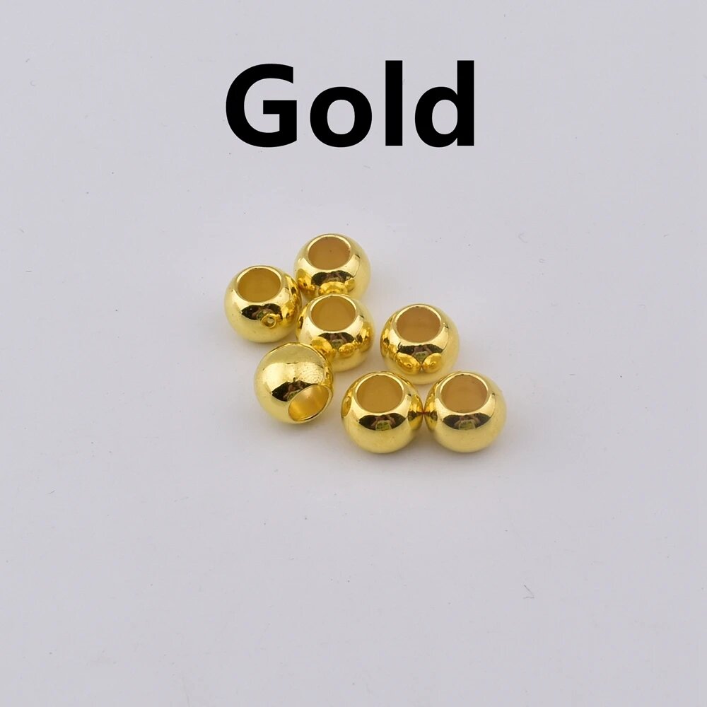 Пластиковые бусины CCB с большим отверстием для бижутерии