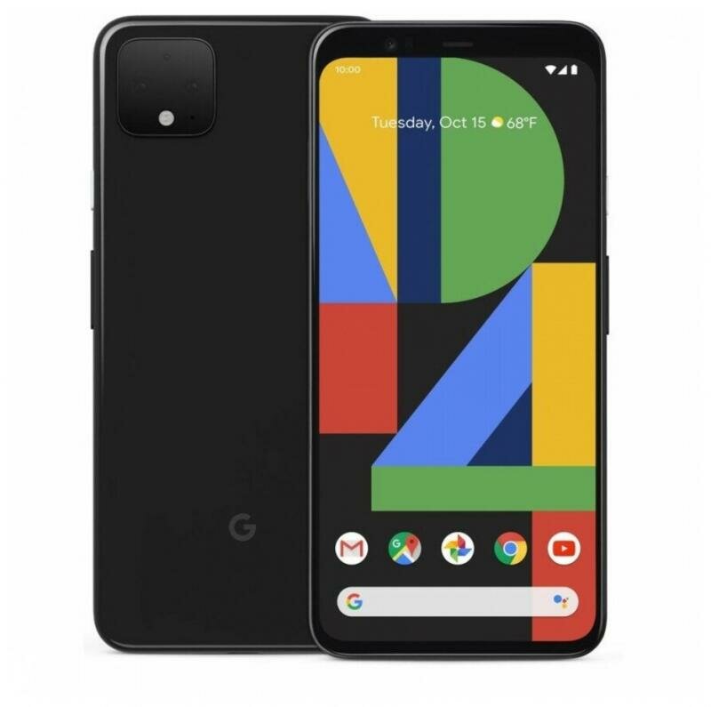 Смартфон Google Pixel 4XL, 6/64Gb, OLED, Just Black (Черный)
