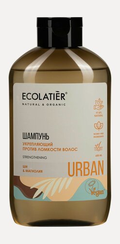 Изображение товара ECOLATIER Шампунь укрепляющий против ломкости волос Ши & Магнолия, 600 мл
