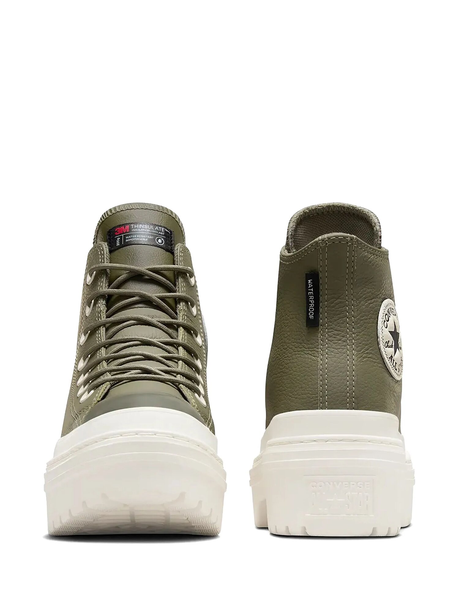 Туфли Converse Chuck Taylor All Star Lugged Heel Utility, размер 8 US, зеленый, — фото 1