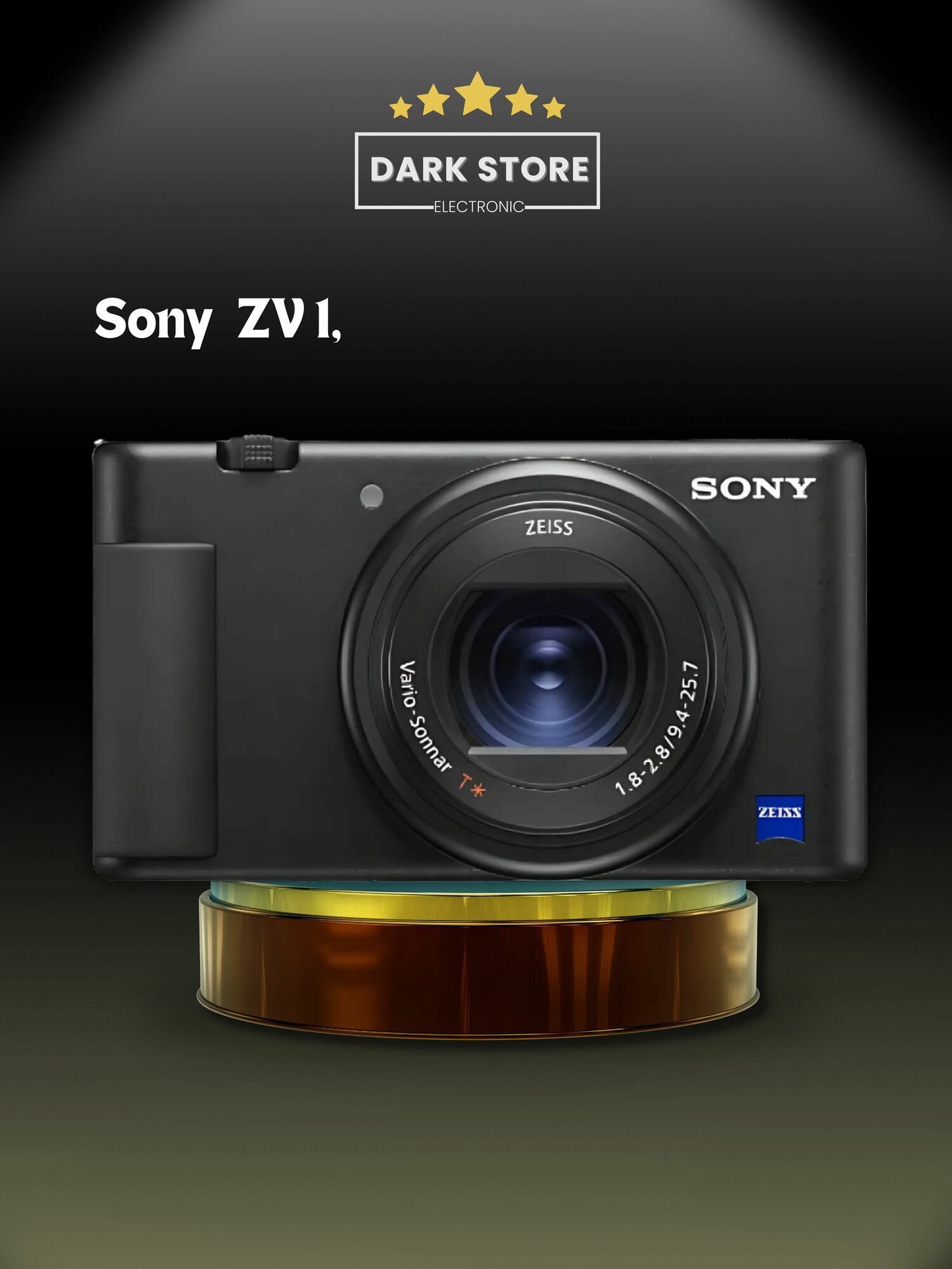 Фотоаппарат Sony ZV 1, черный