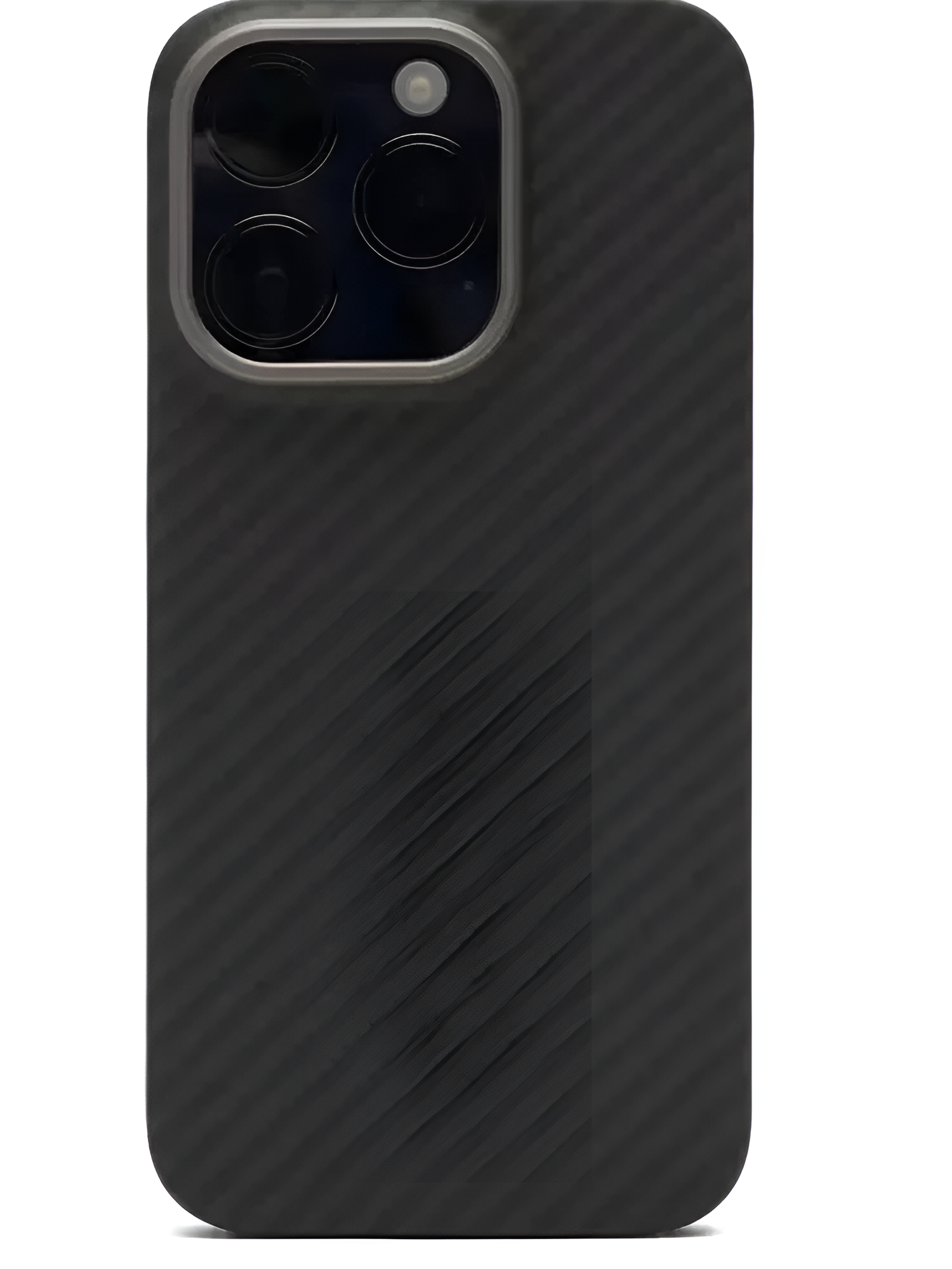 Чехол KZDOO Keivlar для iPhone 16 Pro Max Противоударный кевларовый чехол айфона 16 Pro Max / Карбон / Черный