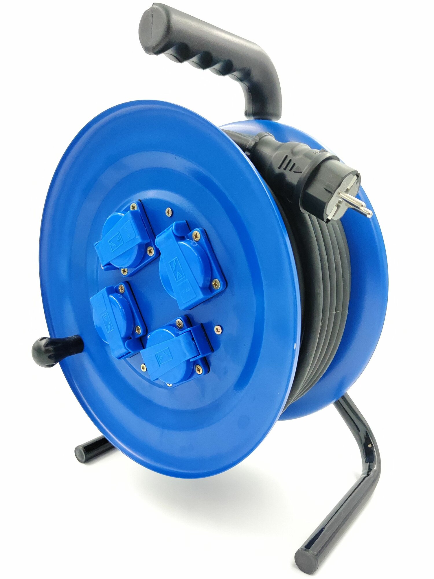 Удлинитель на металлической катушке P3-3 40м КГтп-ХЛ 3х2,5 3,5кВт 4х(2P+PE 220В 16А IP44)