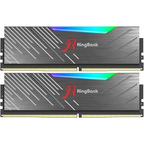 Оперативная память 32Gb DDR5 6000MHz KingBank RGB (2x16Gb KIT) (K5.01. FLM5ED9402)