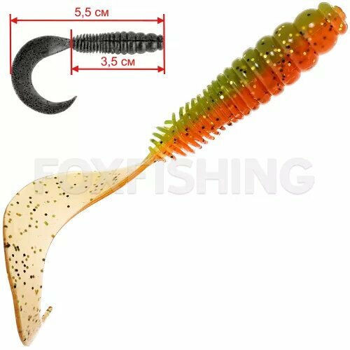 Силиконовая приманка Pontoon 21 Homunculures Pillo 2.25 №403 5.6см. 7шт.