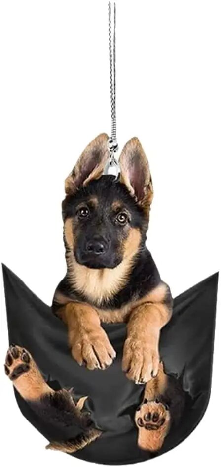 1 шт 6 стилей подвесное украшение для собаки милый забавный мультяшный кулон брелок для ключей подвеска в виде животного автомобильное зеркало заднего вида аксессуары для рюкзака A