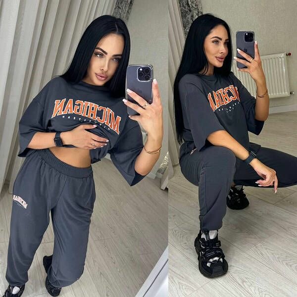 Комплект одежды Jools Fashion размер 46 графит