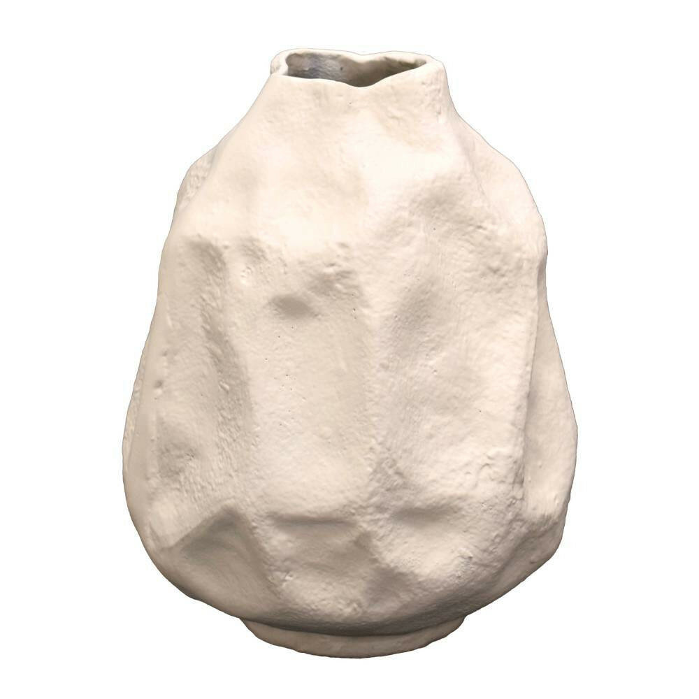 421068 · SAKAI · декоративный объект · ваза алюминевая · бежевого цвета