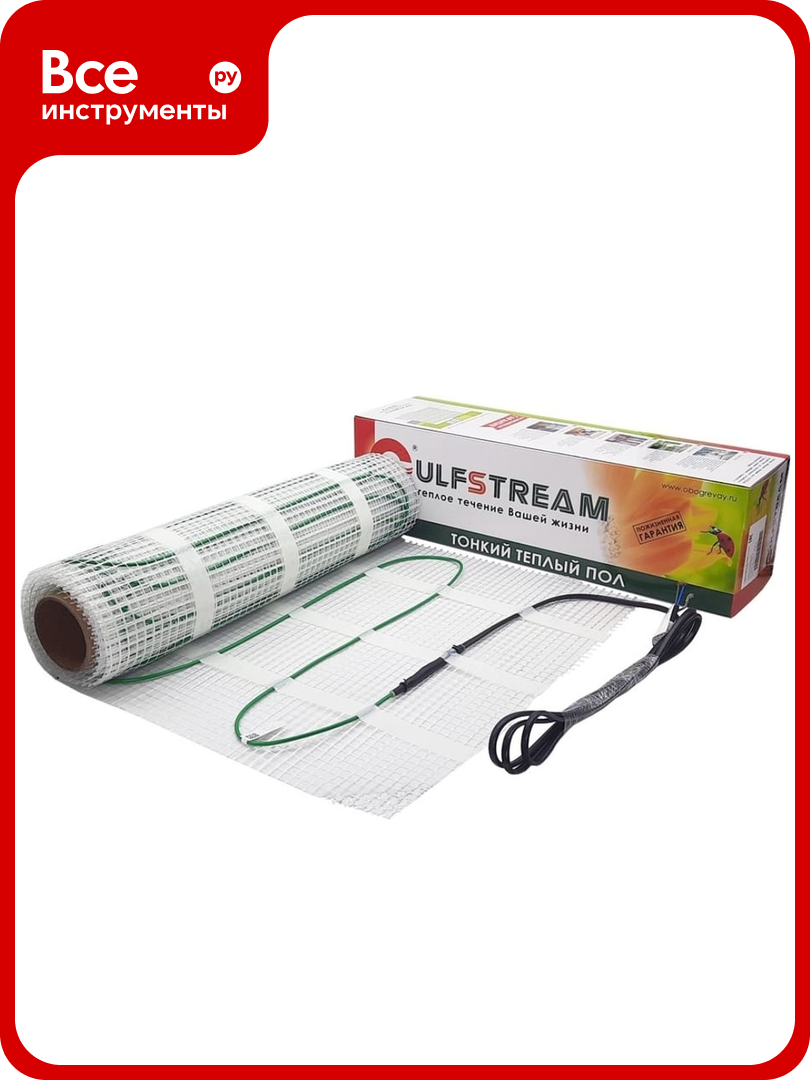 Нагревательный мат GULFSTREAM МГС2 (3 м²) 1885