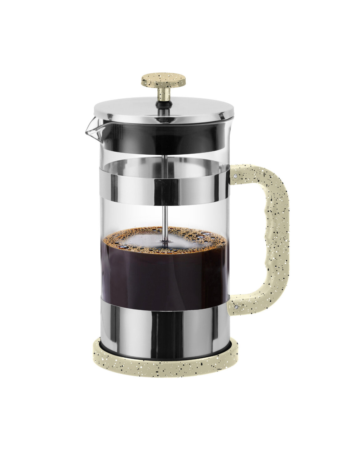 Haus Roland Френч-пресс для чая и кофе, 1000 мл, 4 цвета - Белый