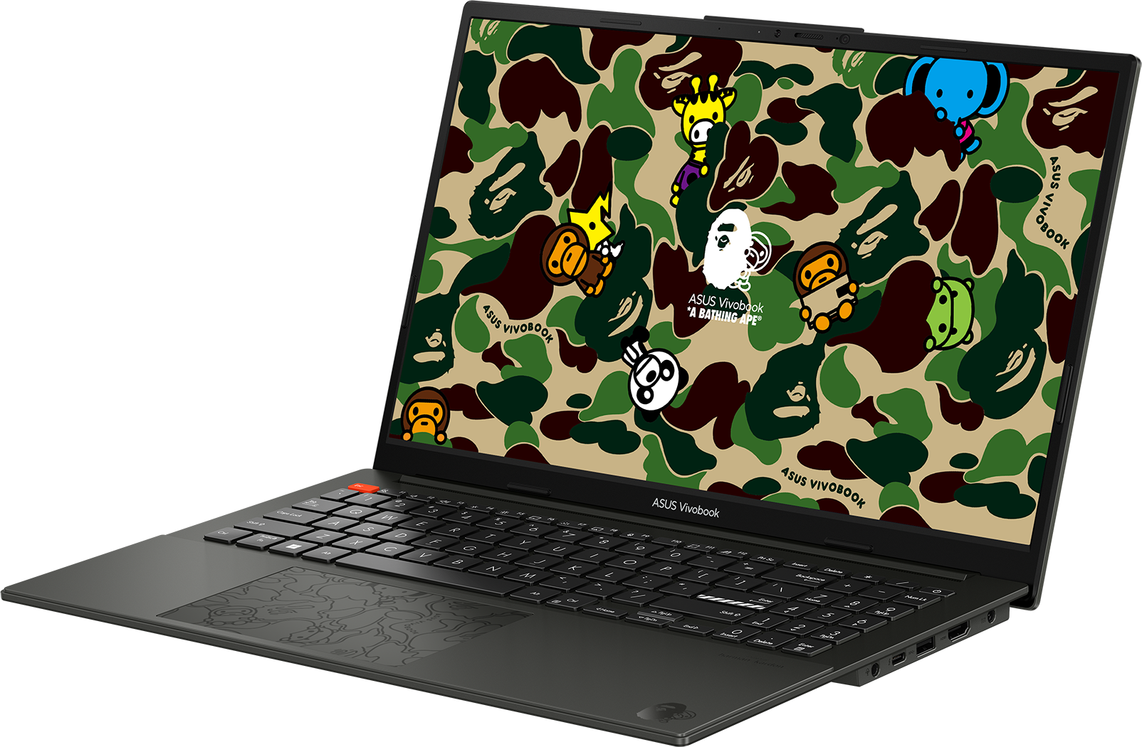 Ноутбук ASUS VivoBook S 15 OLED BAPE Edition K5504VA-MA342W 90NB0ZK6-M00L00 (15.6", Core i5 13500H, 16Gb/ SSD 512Gb, Iris Xe Graphics eligible) Серебристый - фото №2