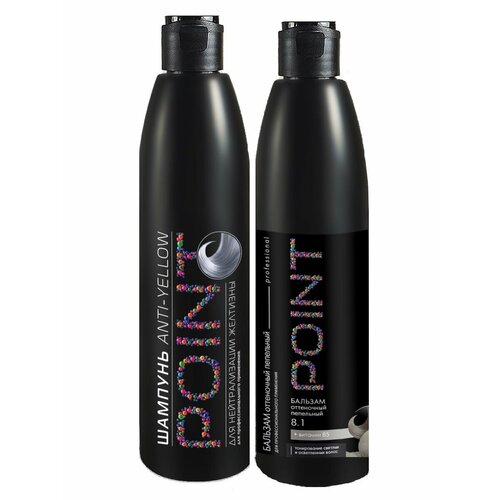 Набор POINT из шампуня Anti Yellow и бальзама оттеночного Пепельного по 300 мл 799₽