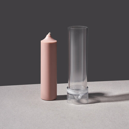 Форма для свечи цилиндр № 1, конус форма для свечей пластиковая молд цилиндр