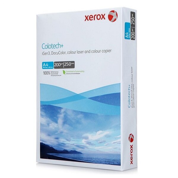 Бумага XEROX Colotech Plus Blue немелованная А4, 200 г/м2, 250 листов 003R94661