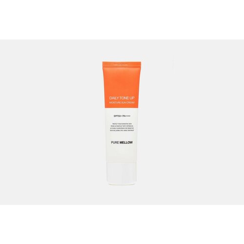 Солнцезащитный крем для лица pure mellow daily tone up moisture sun cream spf 50+ pa++++