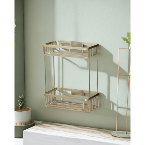 Полка для ванной комнаты двухъярусная Sanartec