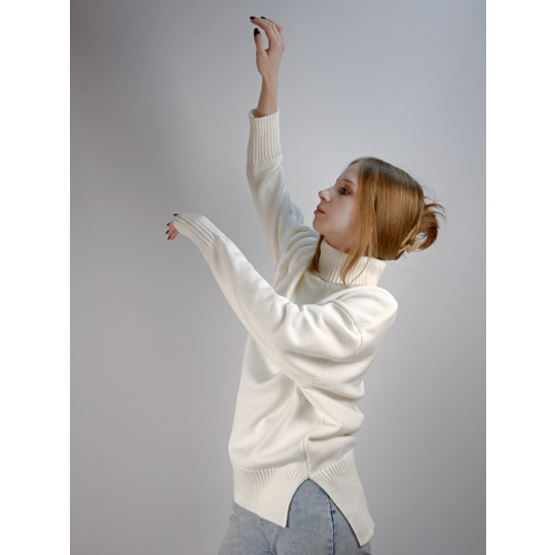 фото Свитер, размер f, белый нет бренда