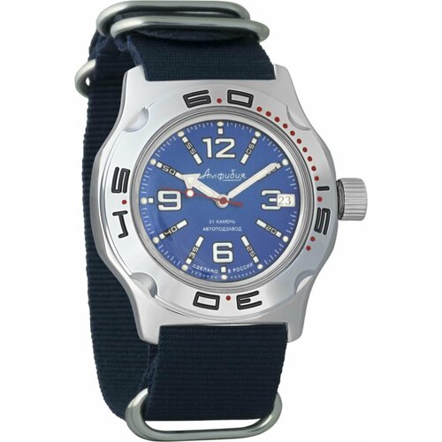 Наручные часы Восток Амфибия, синий наручные часы восток амфибия механические с автоподзаводом амфибия 710059 blue синий