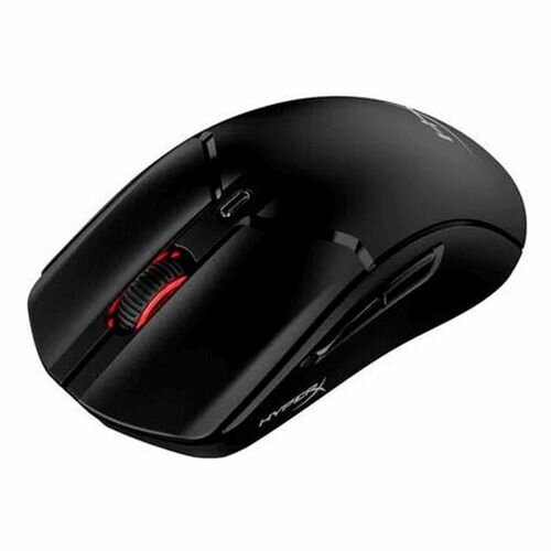 Мышь HYPERX Haste 2, игровая, оптическая, беспроводная, USB, черный [6n0b0aa]