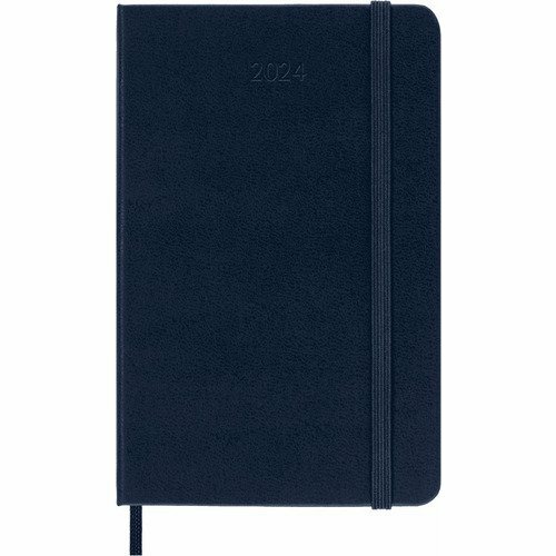 Ежедневник Moleskine CLASSIC Pocket, 9 x 14 см, 400 страниц датированный, синий сапфир