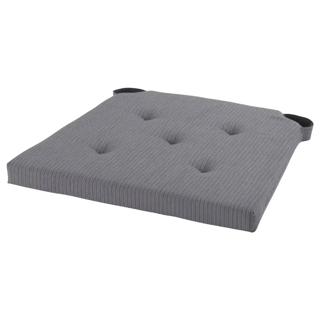 Подушка на стул, серый, 42/35x40x4 см Икеа Юстина, Ikea Justina
