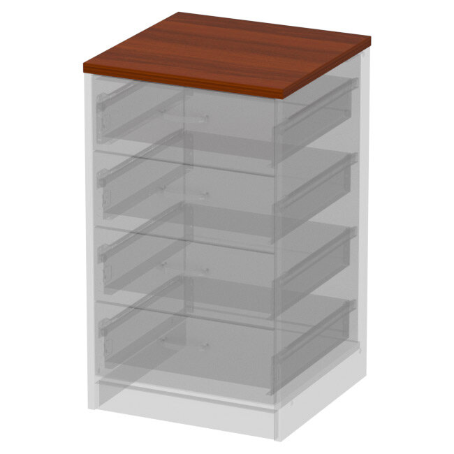 Топ Меб-фф Топ для тумбы С46 цвет Орех Итальянский 44/45/22 см